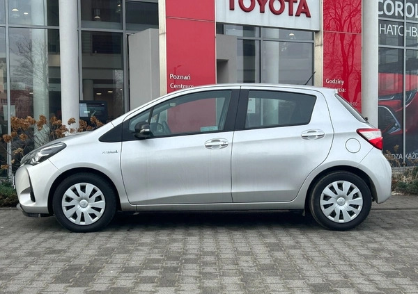 Toyota Yaris cena 54900 przebieg: 69510, rok produkcji 2018 z Poznań małe 79